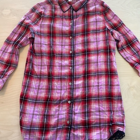 Victoria’s Secret Long Sleeve Button Down Shirt Dress size Medium (FR) - Picture 1 of 14